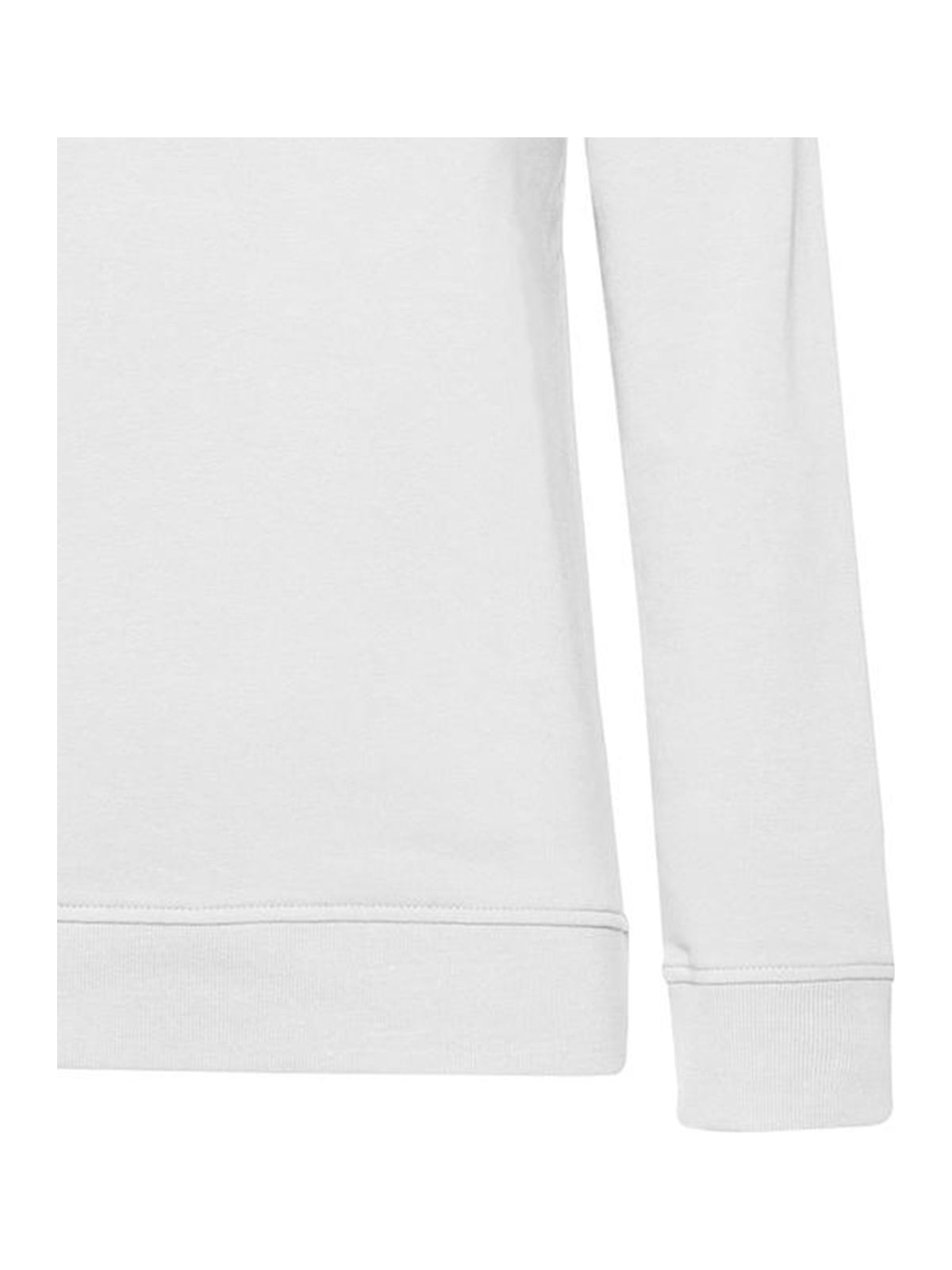 Γυναικείο Φούτερ WW32B B & C Organic Crew Neck French Terry White