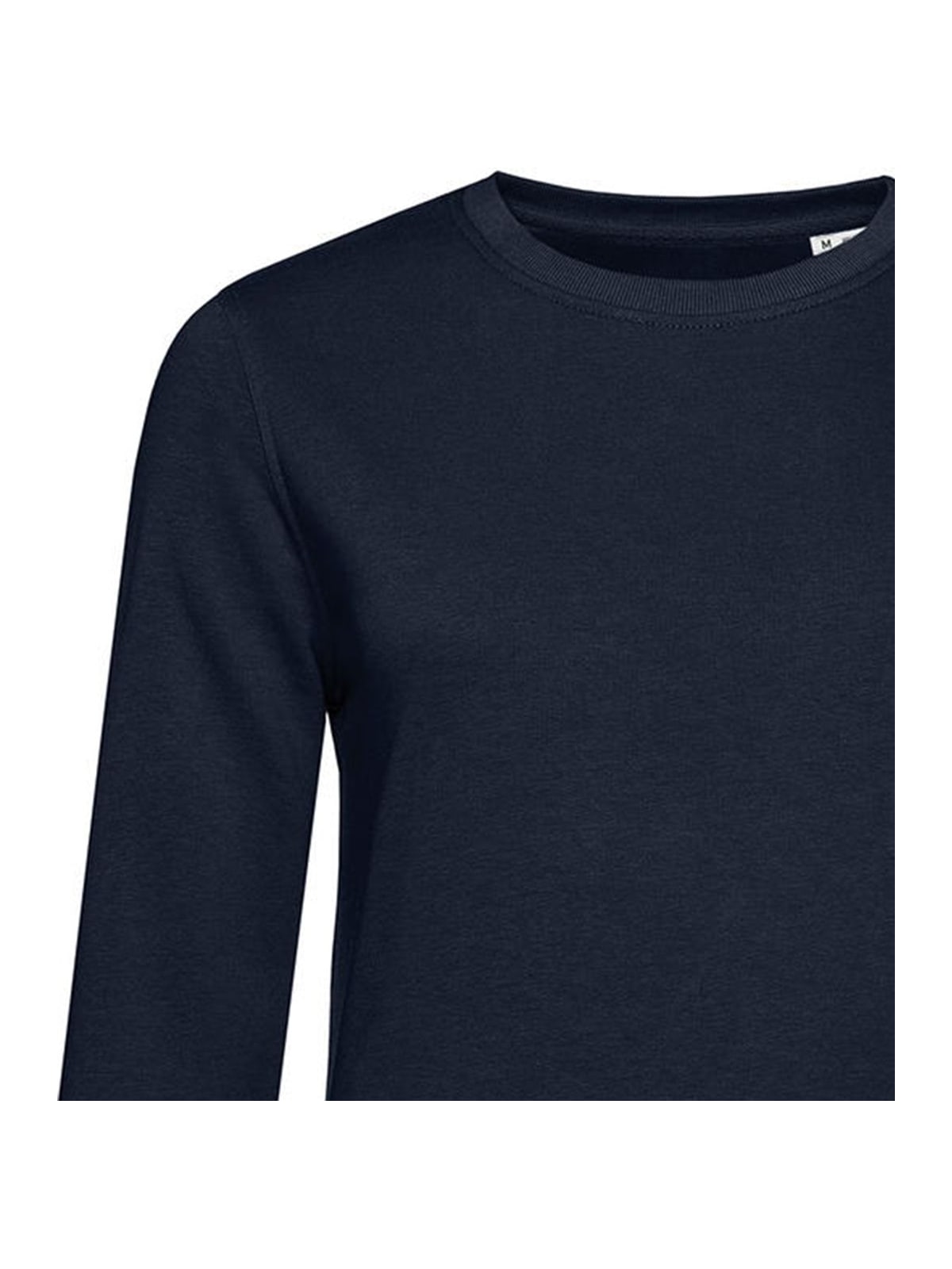 Γυναικείο Φούτερ WW32B B & C Organic Crew Neck French Terry Navy Blue