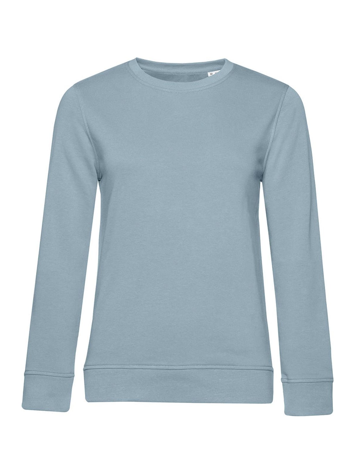 Γυναικείο Φούτερ WW32B B & C Organic Crew Neck French Terry Blue Fog