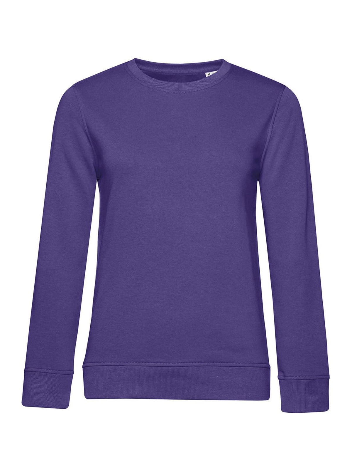 Γυναικείο Φούτερ WW32B B & C Organic Crew Neck French Terry Radiant Purple