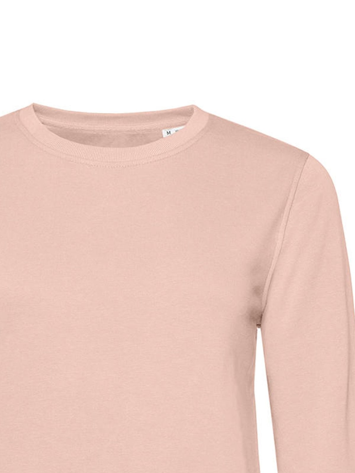 Γυναικείο Φούτερ WW32B B & C Organic Crew Neck French Terry Soft Rose