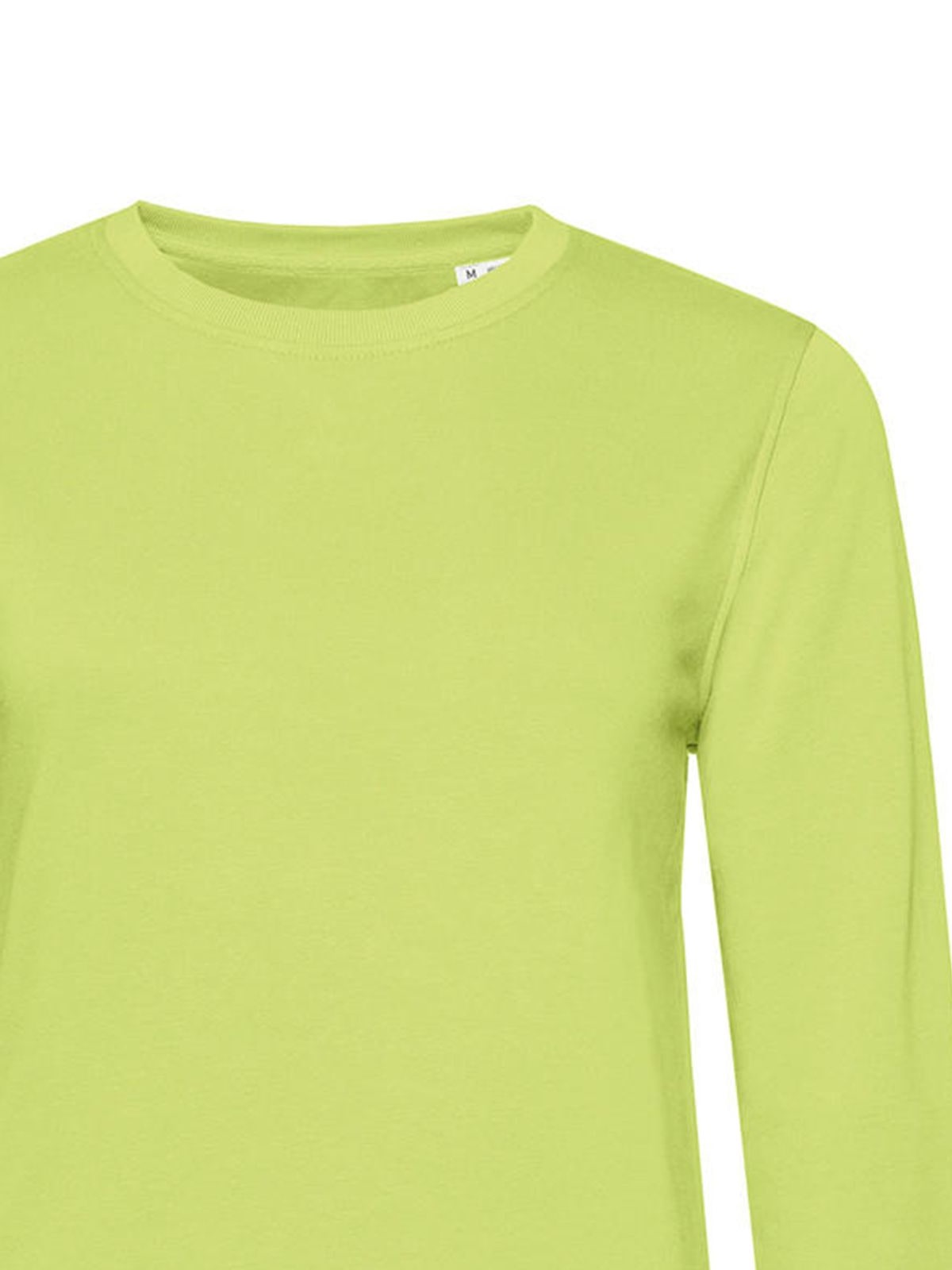 Γυναικείο Φούτερ WW32B B & C Organic Crew Neck French Terry Lime