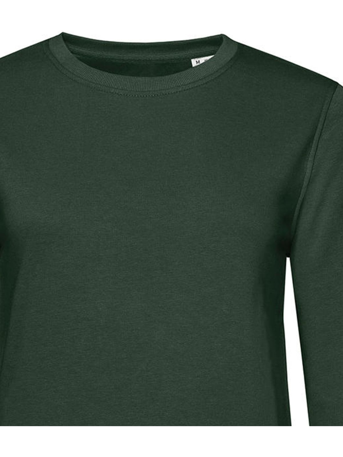 Γυναικείο Φούτερ WW32B B & C Organic Crew Neck French Terry Forest Green