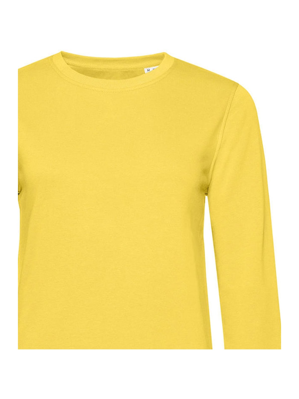 Γυναικείο Φούτερ WW32B B & C Organic Crew Neck French Terry Yellow Fizz