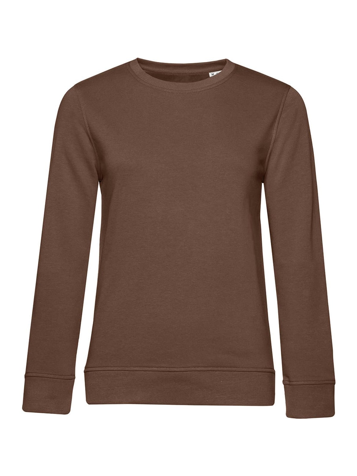 Γυναικείο Φούτερ WW32B B & C Organic Crew Neck French Terry Mocha