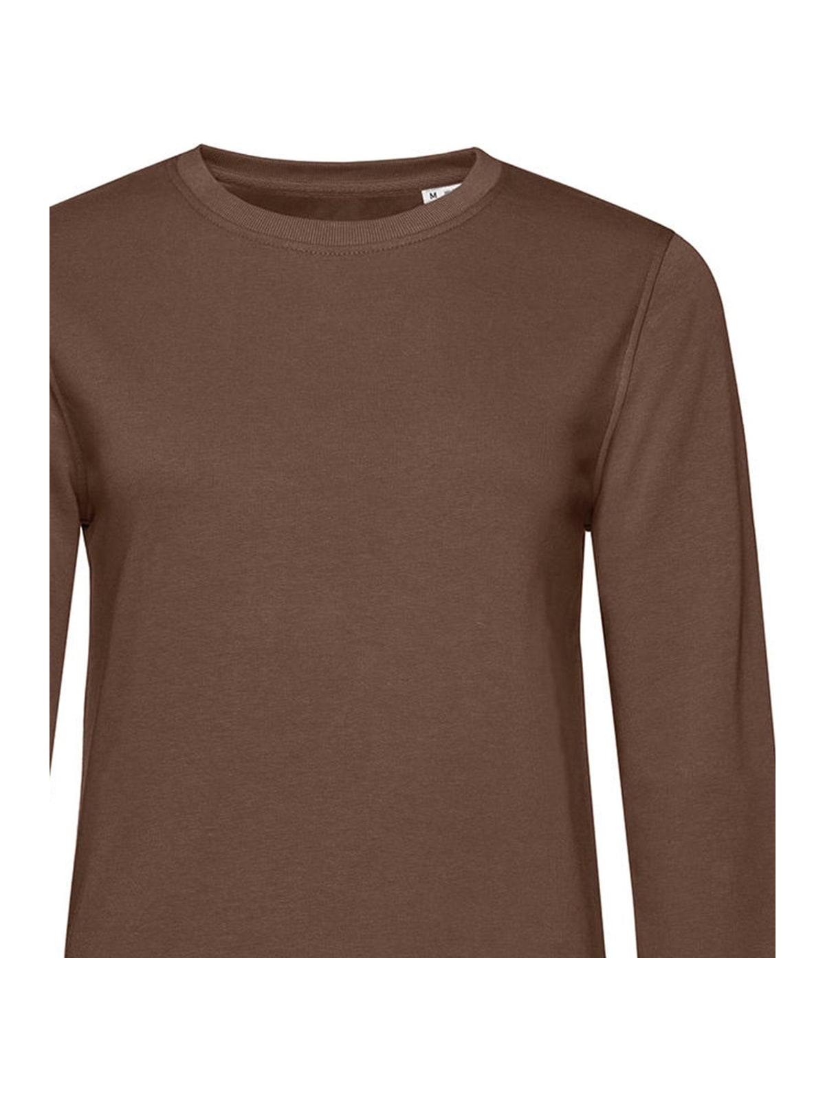 Γυναικείο Φούτερ WW32B B & C Organic Crew Neck French Terry Mocha