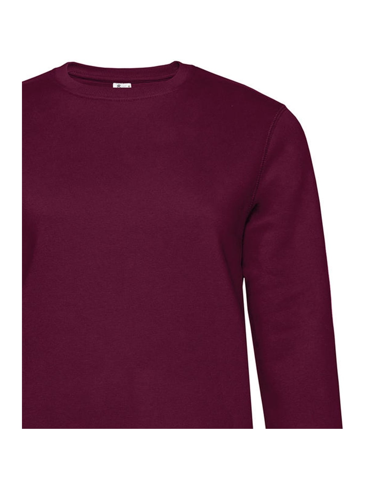 Γυναικείο Φούτερ WW01Q B & C Queen Crewneck Dark Cherry
