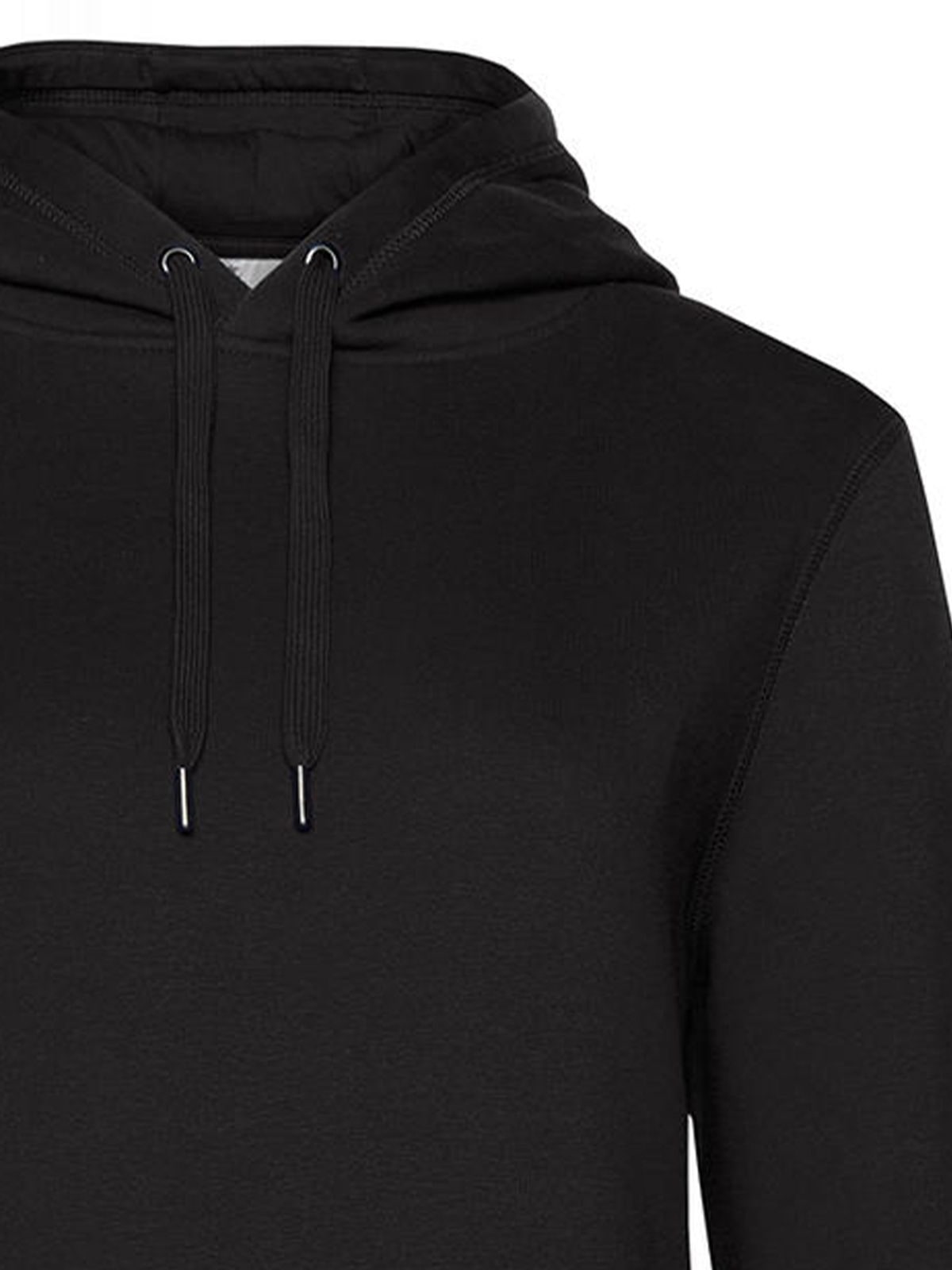 Γυναικείο Φούτερ με Κουκούλα WW02Q B & C Black Pure