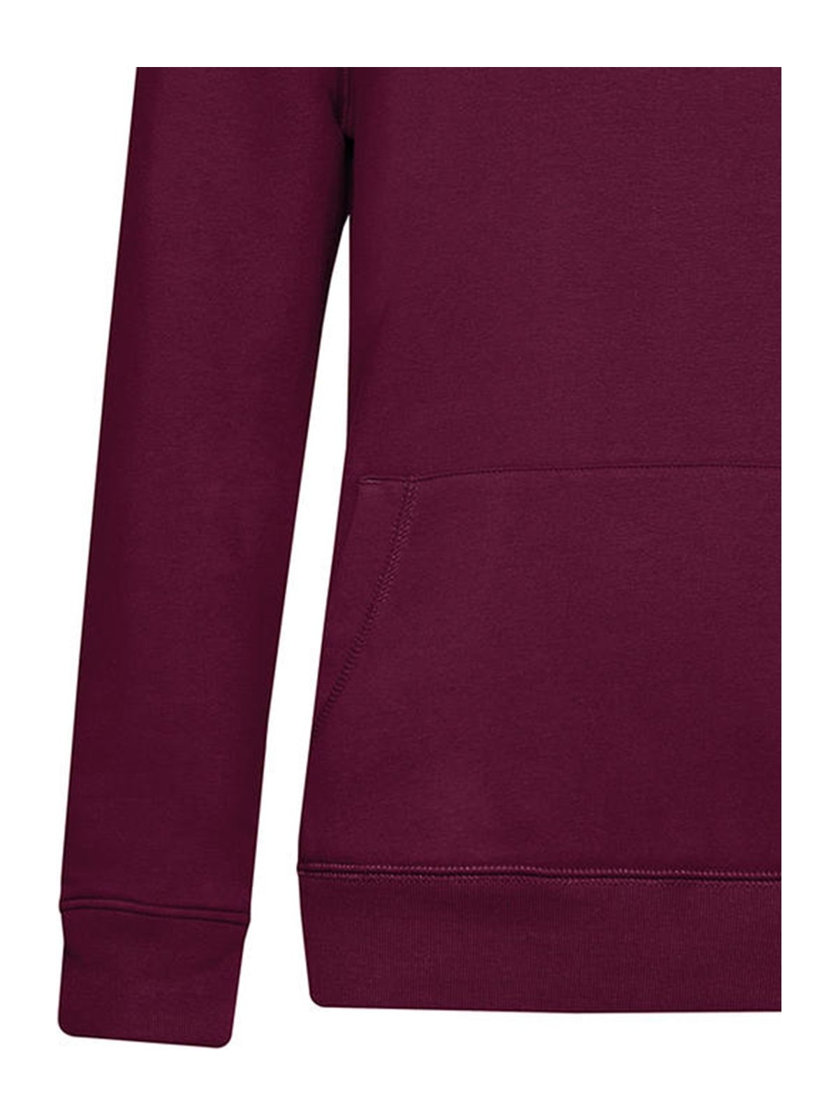 Γυναικείο Φούτερ με Κουκούλα WW02Q B & C Dark Cherry