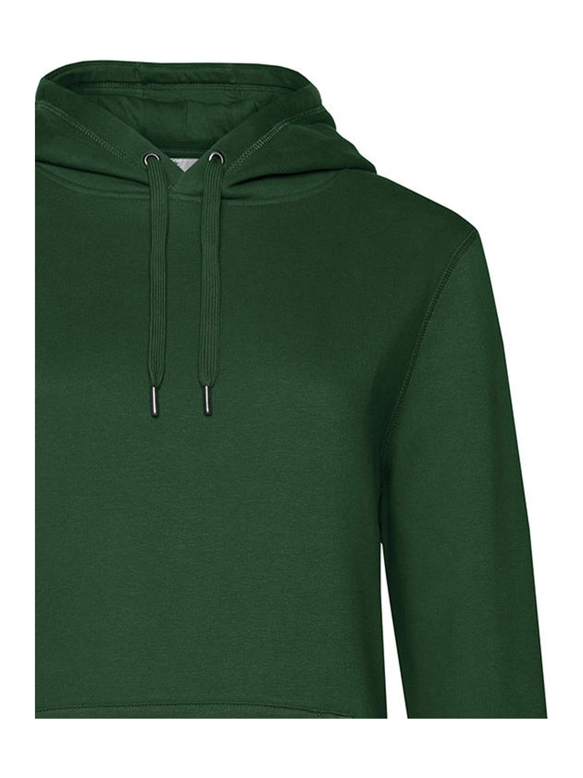 Γυναικείο Φούτερ με Κουκούλα WW02Q B & C Bottle Green