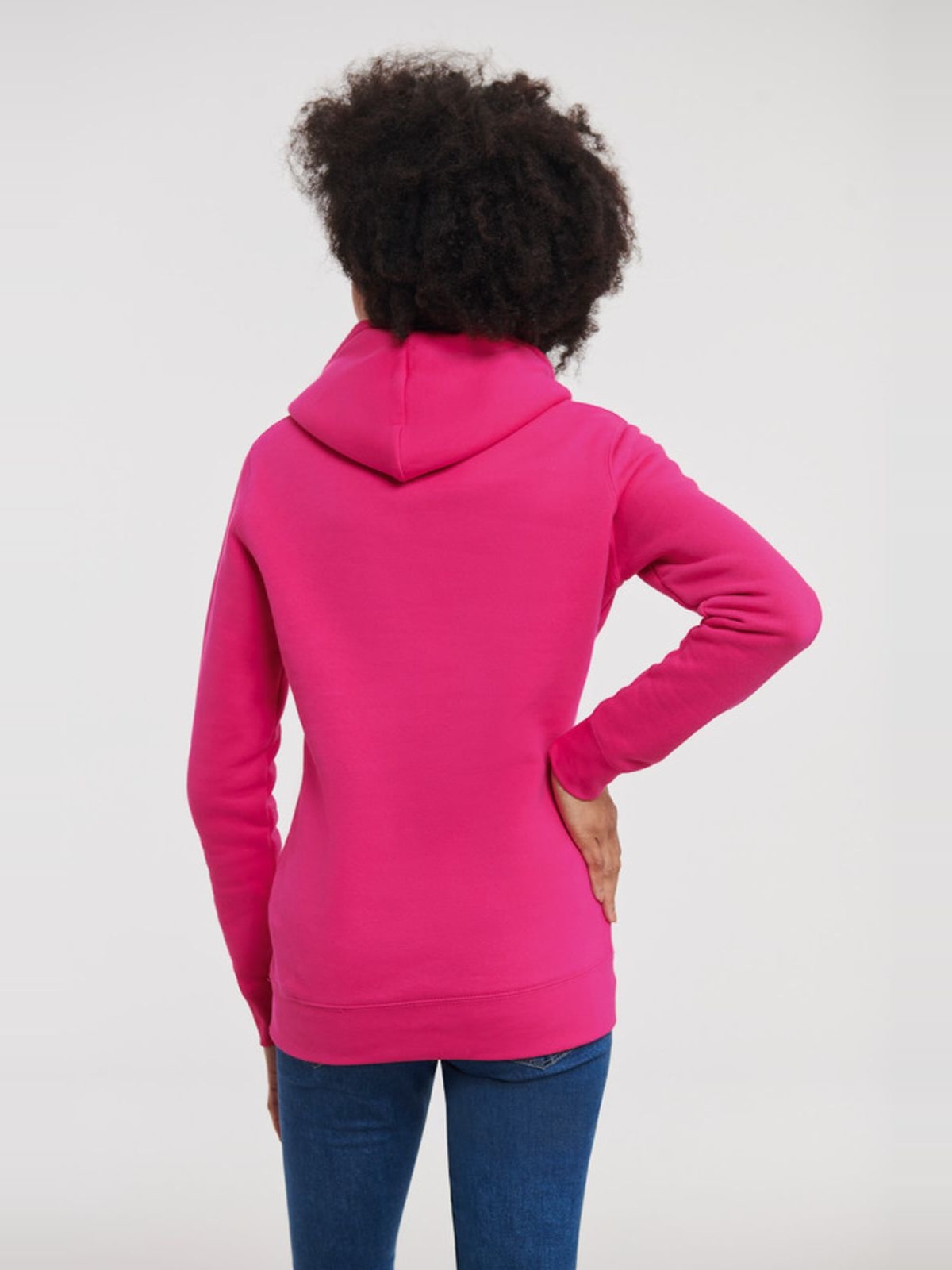 Γυναικείο Φούτερ με Κουκούλα R-265F-0 Russell Authentic Fuchsia