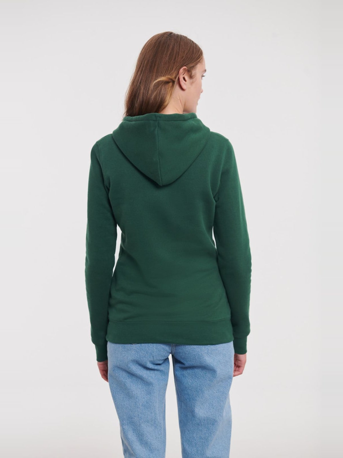 Γυναικείο Φούτερ με Κουκούλα R-265F-0 Russell Authentic Bottle Green