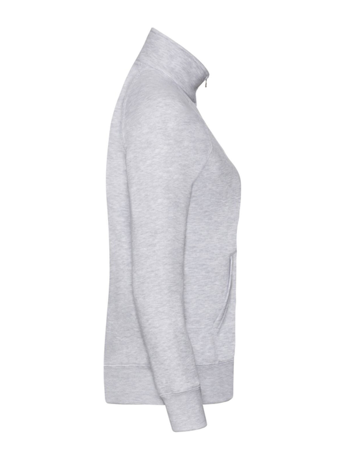 Γυναικεία Ζακέτα Φούτερ 62-116-0 Fruit of the Loom Heather Grey