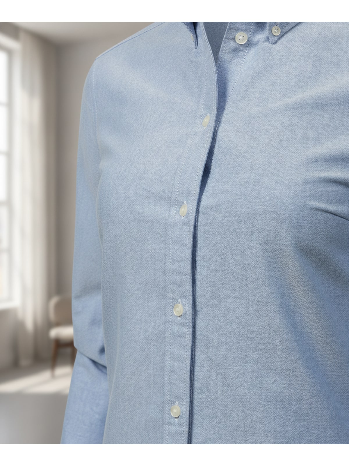 Γυναικείο Πουκάμισο 4001 Tee Jays Perfect Oxford Shirt Light Blue