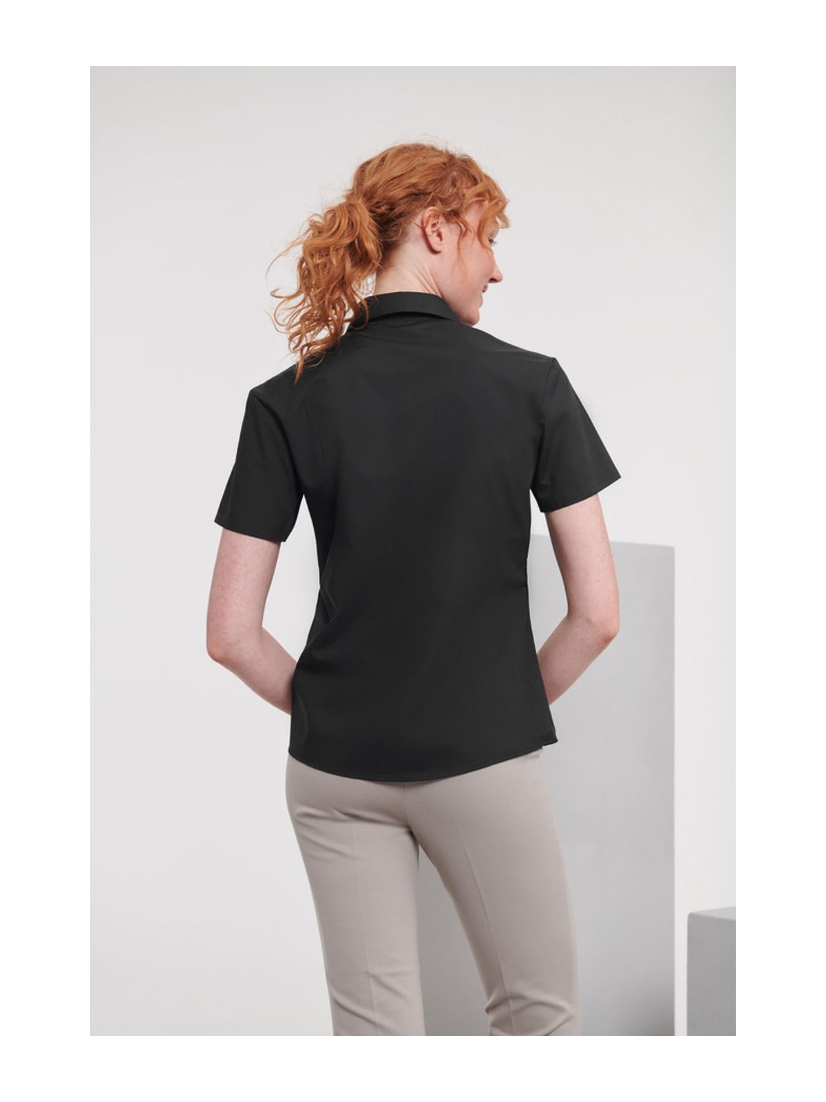 Γυναικείο Πουκάμισο R-935F-0 Russell 110 gsm Black