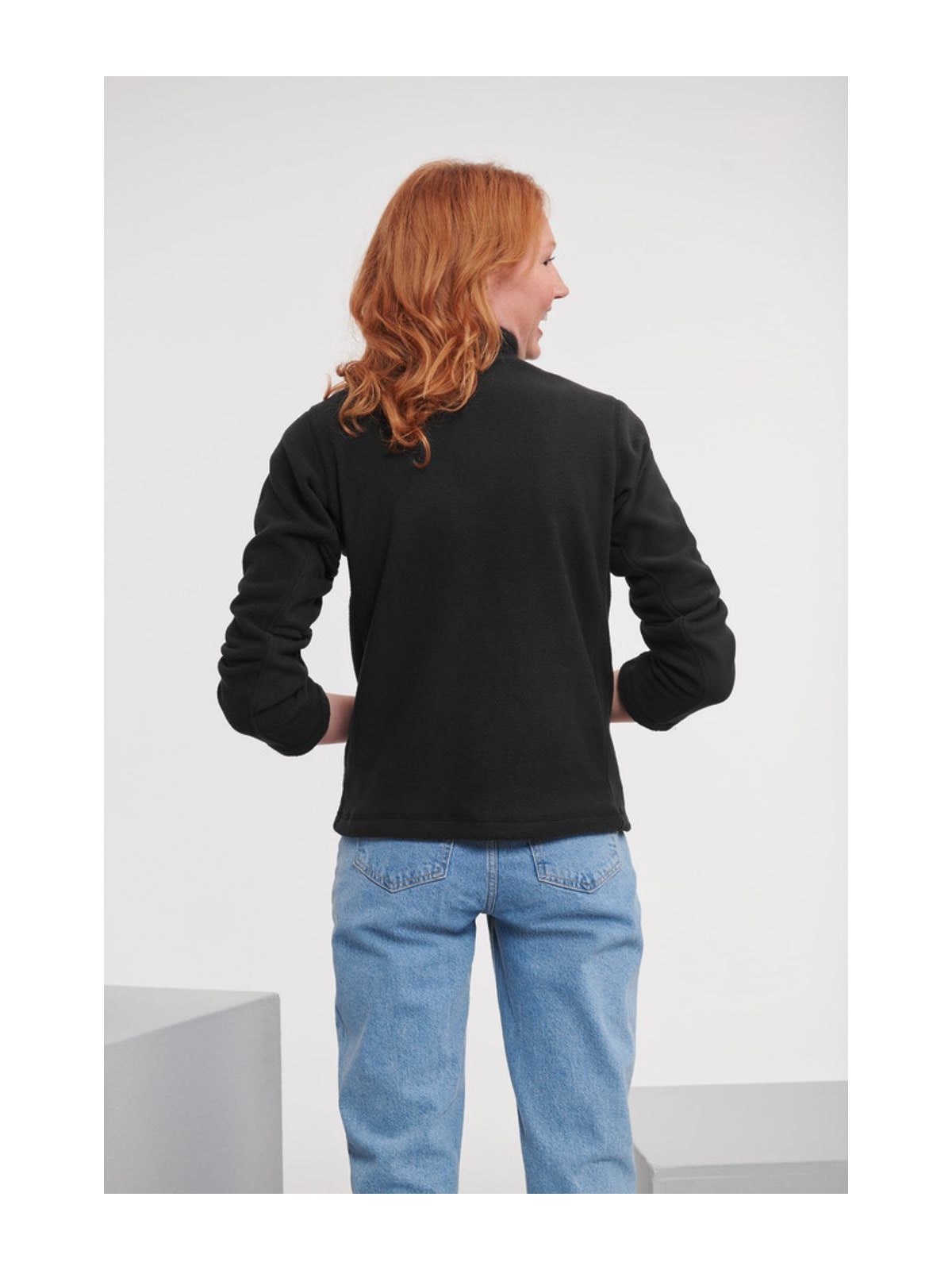 Γυναικεία Ζακέτα Fleece R-870F-0 Russell Full Zip Black