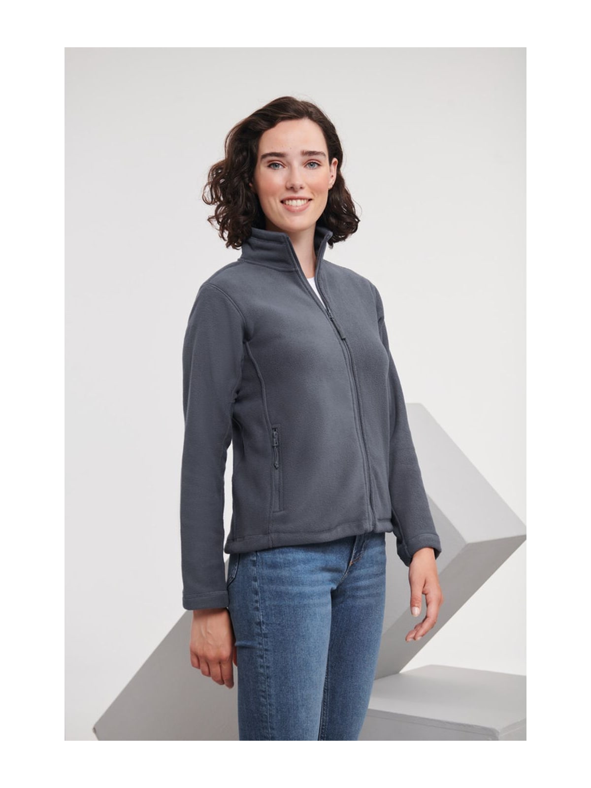Γυναικεία Ζακέτα Fleece R-870F-0 Russell Full Zip Convoy Grey