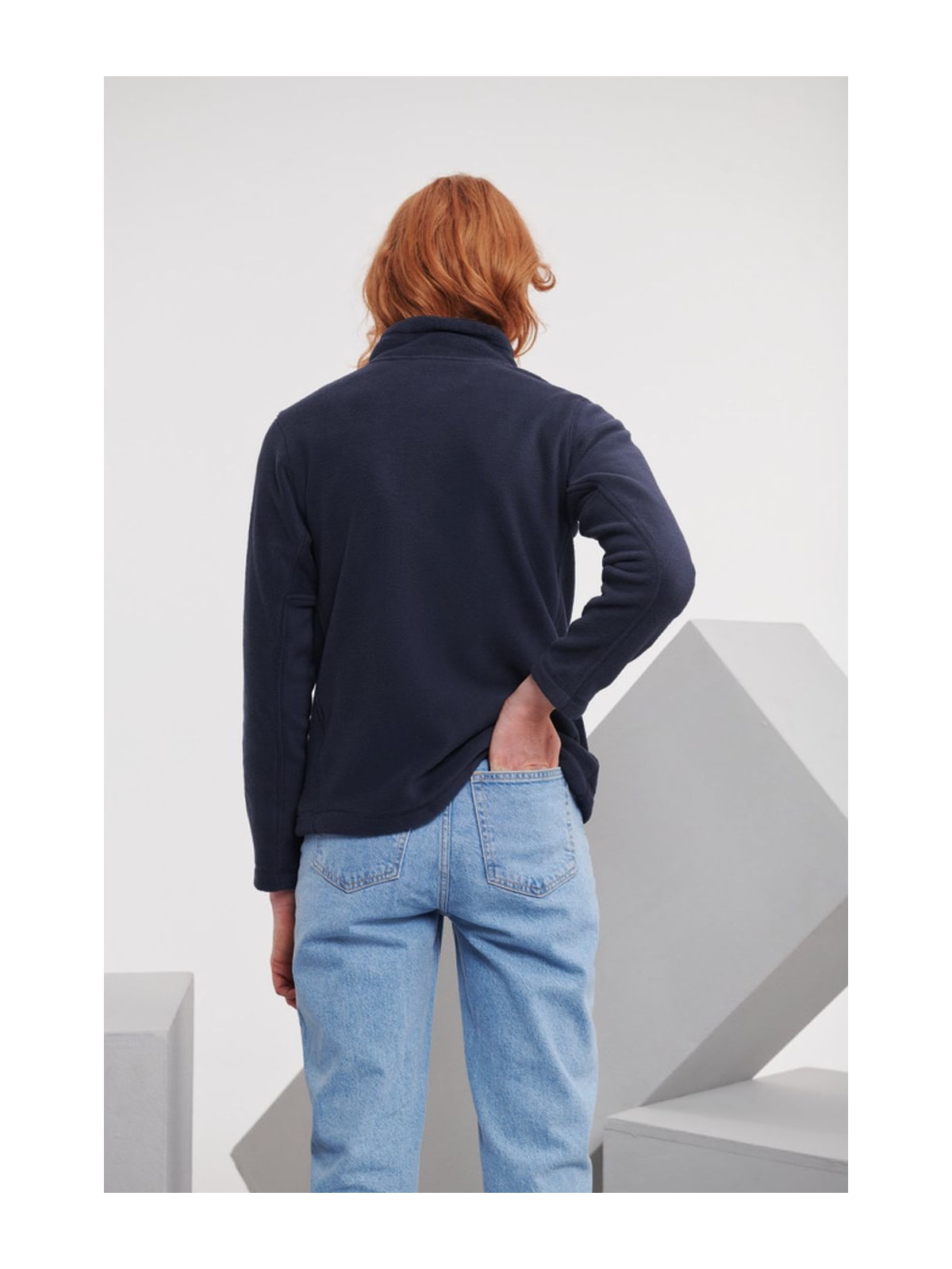 Γυναικεία Ζακέτα Fleece R-870F-0 Russell Full Zip French Navy