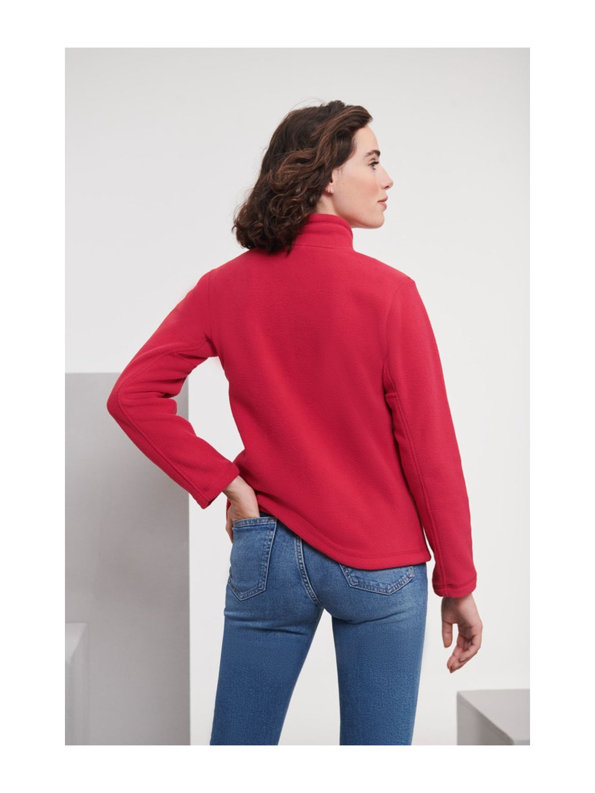 Γυναικεία Ζακέτα Fleece R-870F-0 Russell Full Zip Classic Red