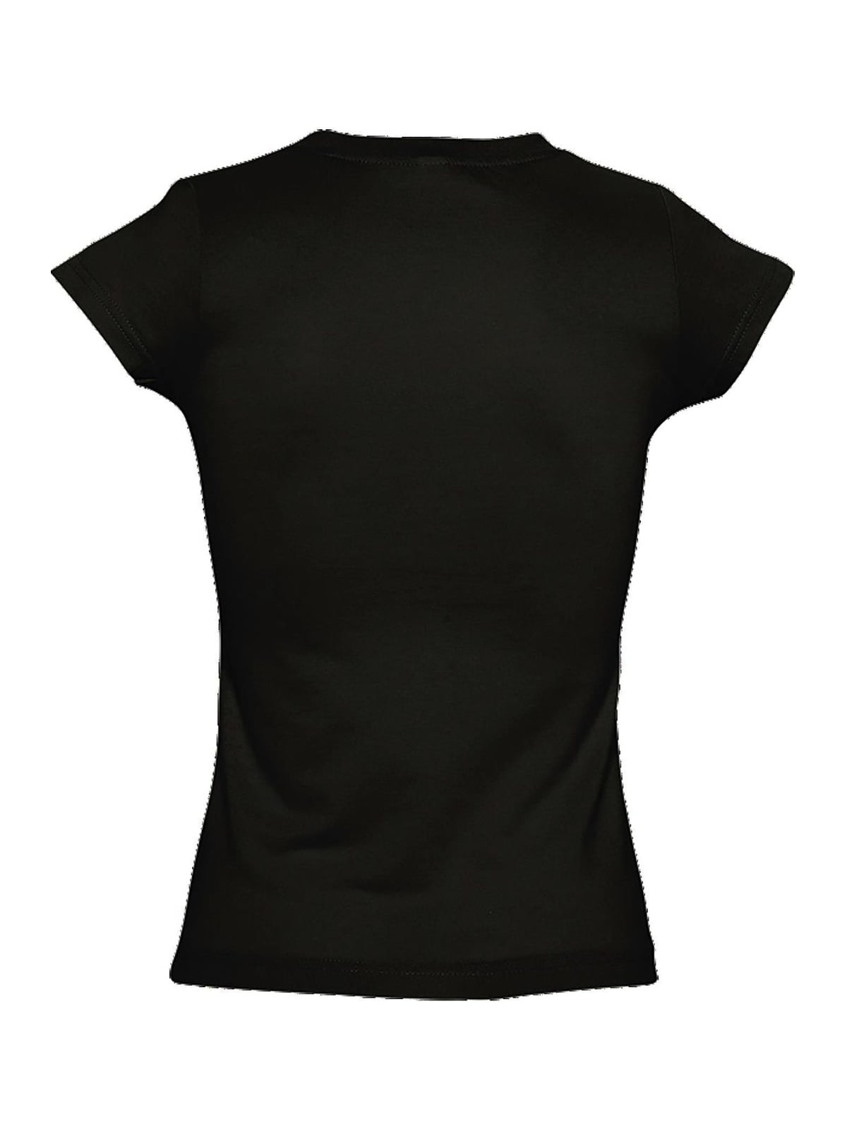 Γυναικείο T-shirt με Λαιμόκοψη V 11388 SOL'S Moon Deep Black