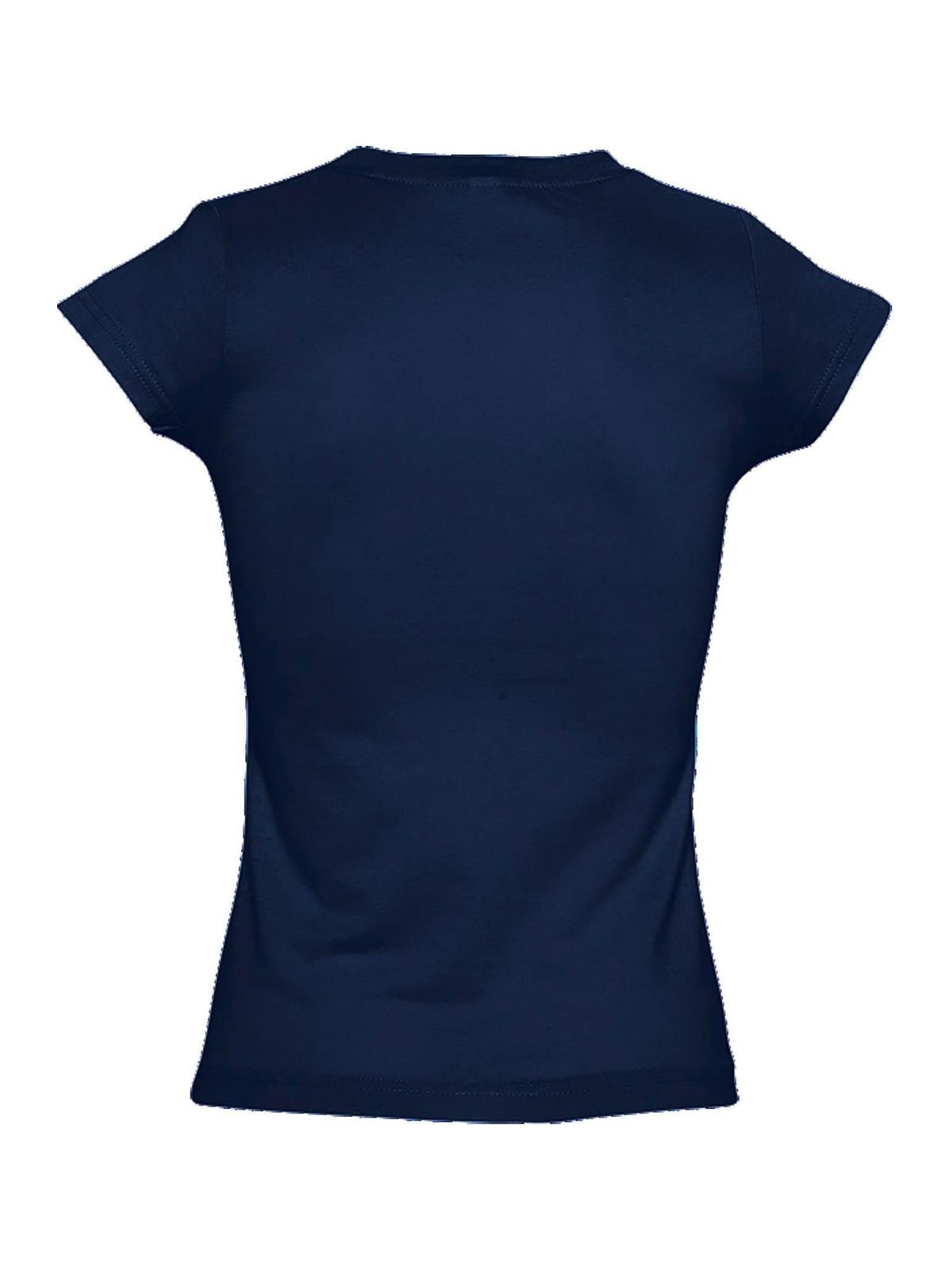 Γυναικείο T-shirt με Λαιμόκοψη V 11388 SOL'S Moon French Navy