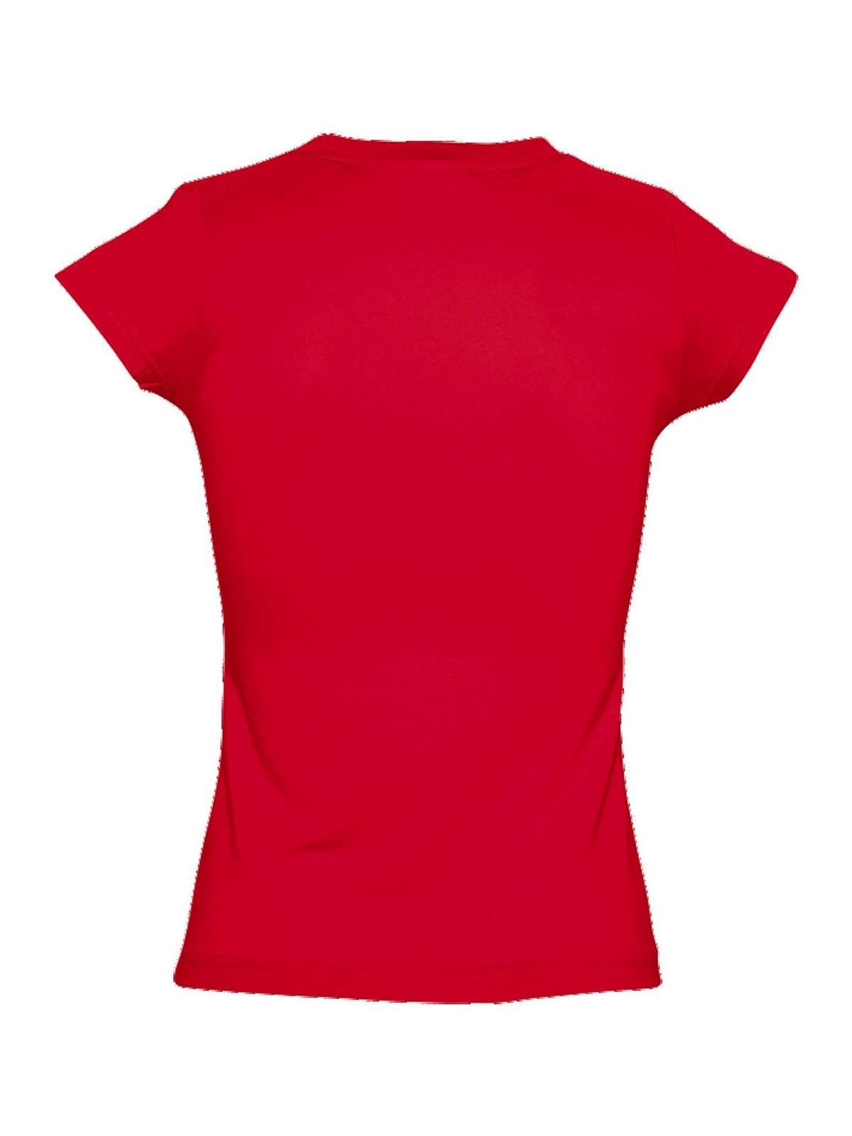 Γυναικείο T-shirt με Λαιμόκοψη V 11388 SOL'S Moon Red