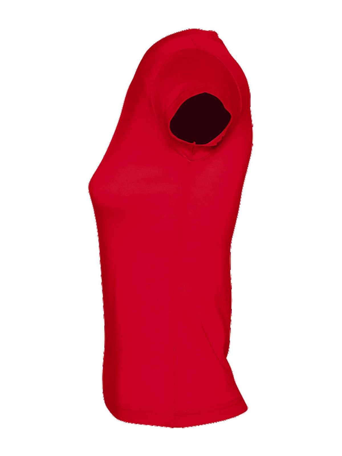 Γυναικείο T-shirt με Λαιμόκοψη V 11388 SOL'S Moon Red
