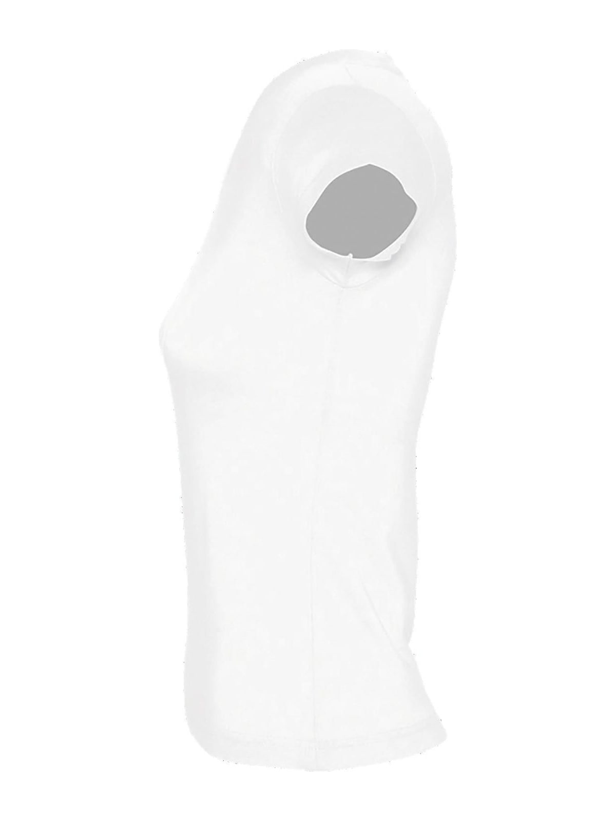 Γυναικείο T-shirt με Λαιμόκοψη V 11388 SOL'S Moon White