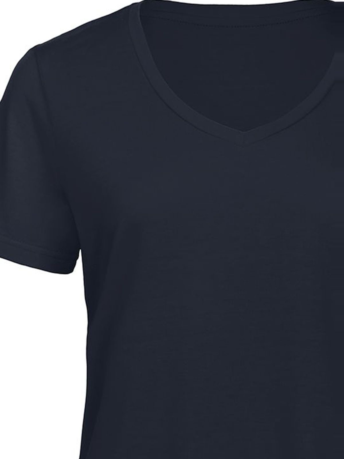 Γυναικείο T-Shirt TW058 B&C Triblend με V Λαιμόκοψη Navy