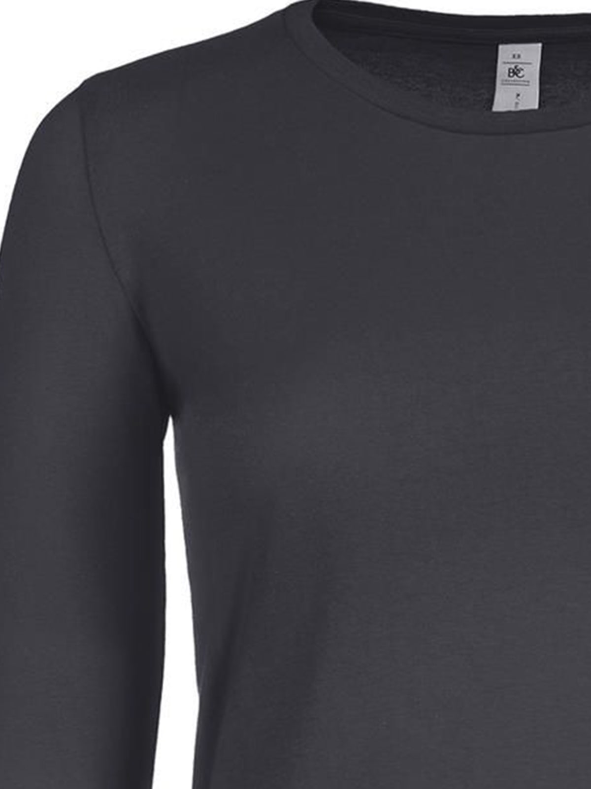 Γυναικείο Μακρυμάνικο T-Shirt TW06T B & C Dark Grey