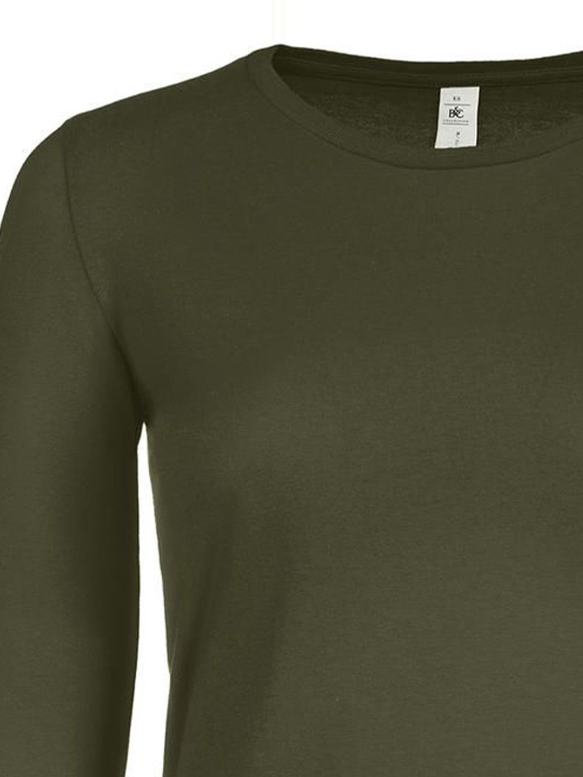 Γυναικείο Μακρυμάνικο T-Shirt TW06T B & C Urban Khaki