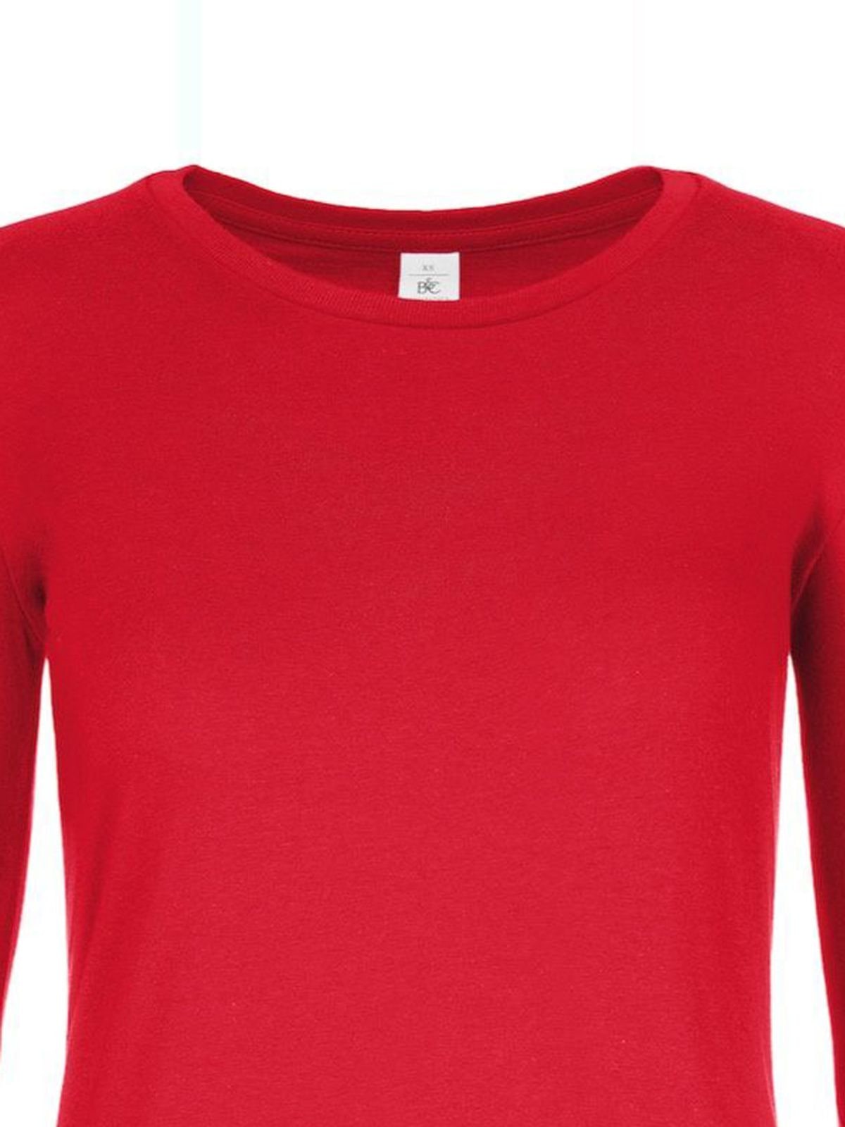 Γυναικείο T-Shirt Μακρυμάνικο TW08T B & C Red