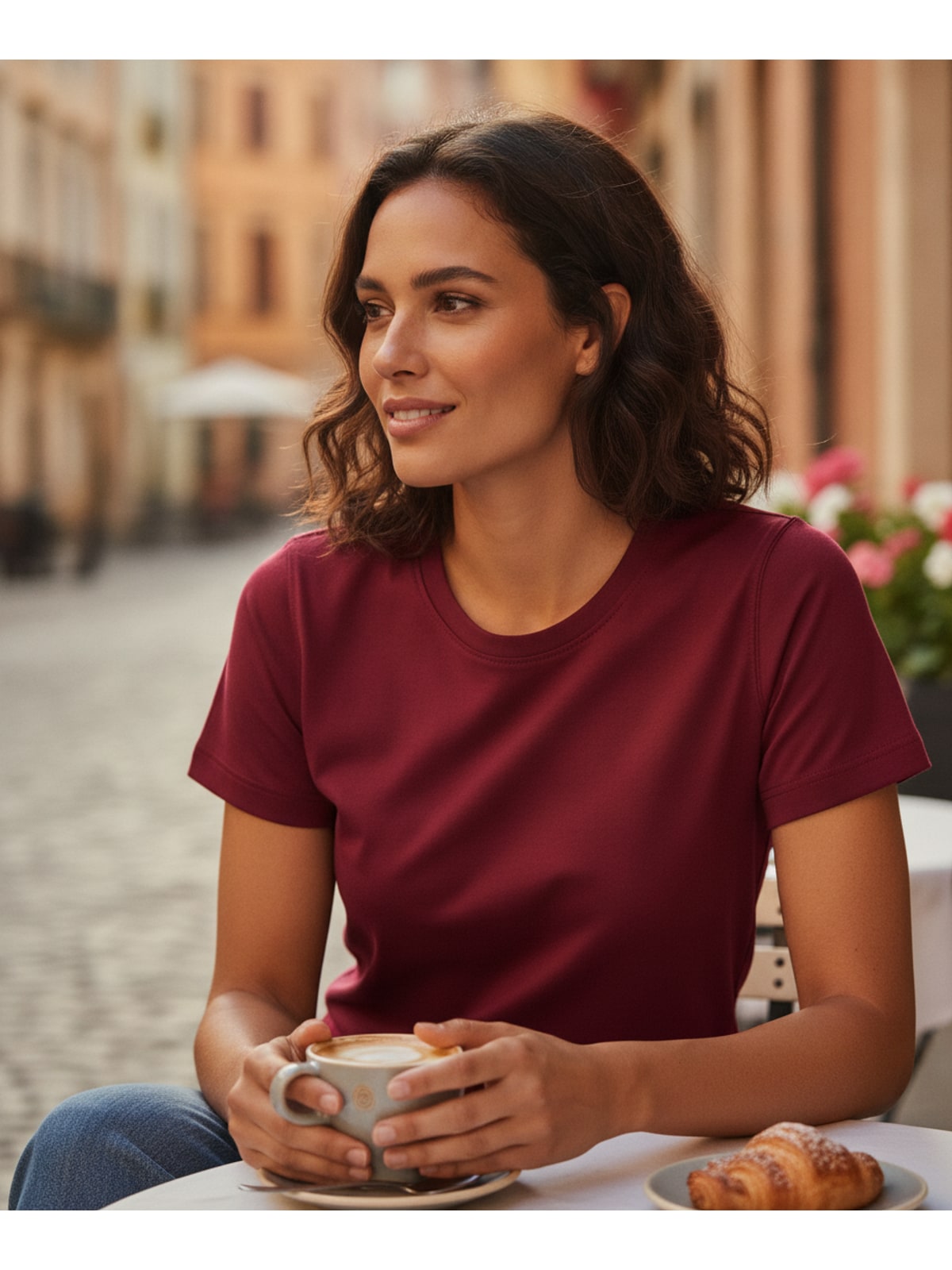 Γυναικείο T-Shirt 580 Tee Jays Interlock Deep Red