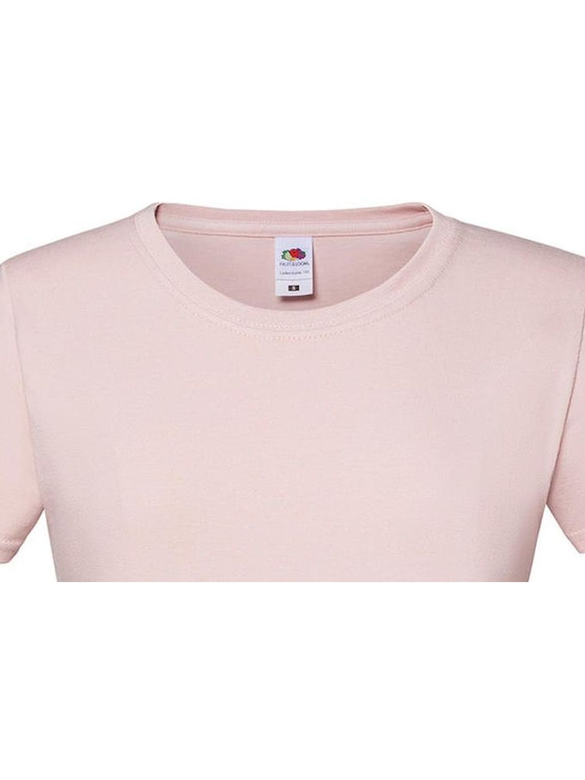 Γυναικείο T-Shirt Iconic 195 Ringspun Premium 61-424-0 Fruit of the Loom Powder Rose