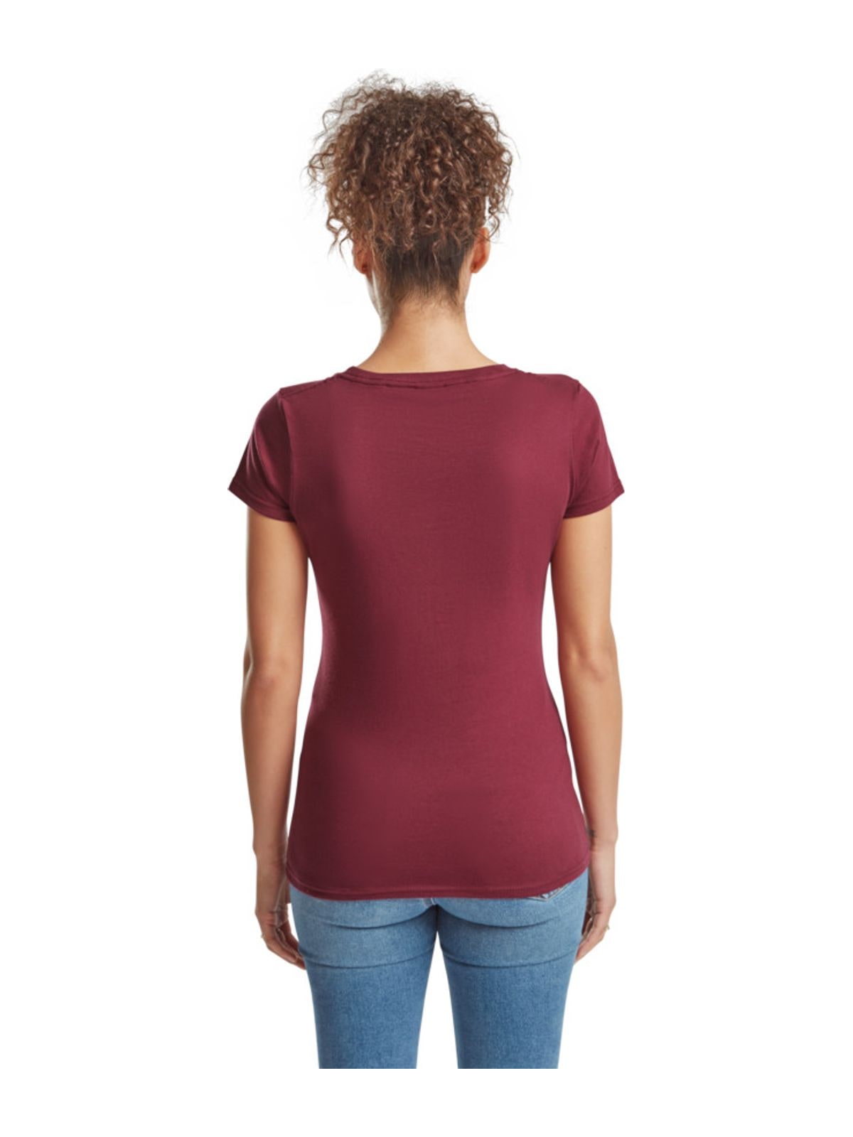 Γυναικείο Μπλουζάκι 61-424-0 Fruit of the Loom Burgundy