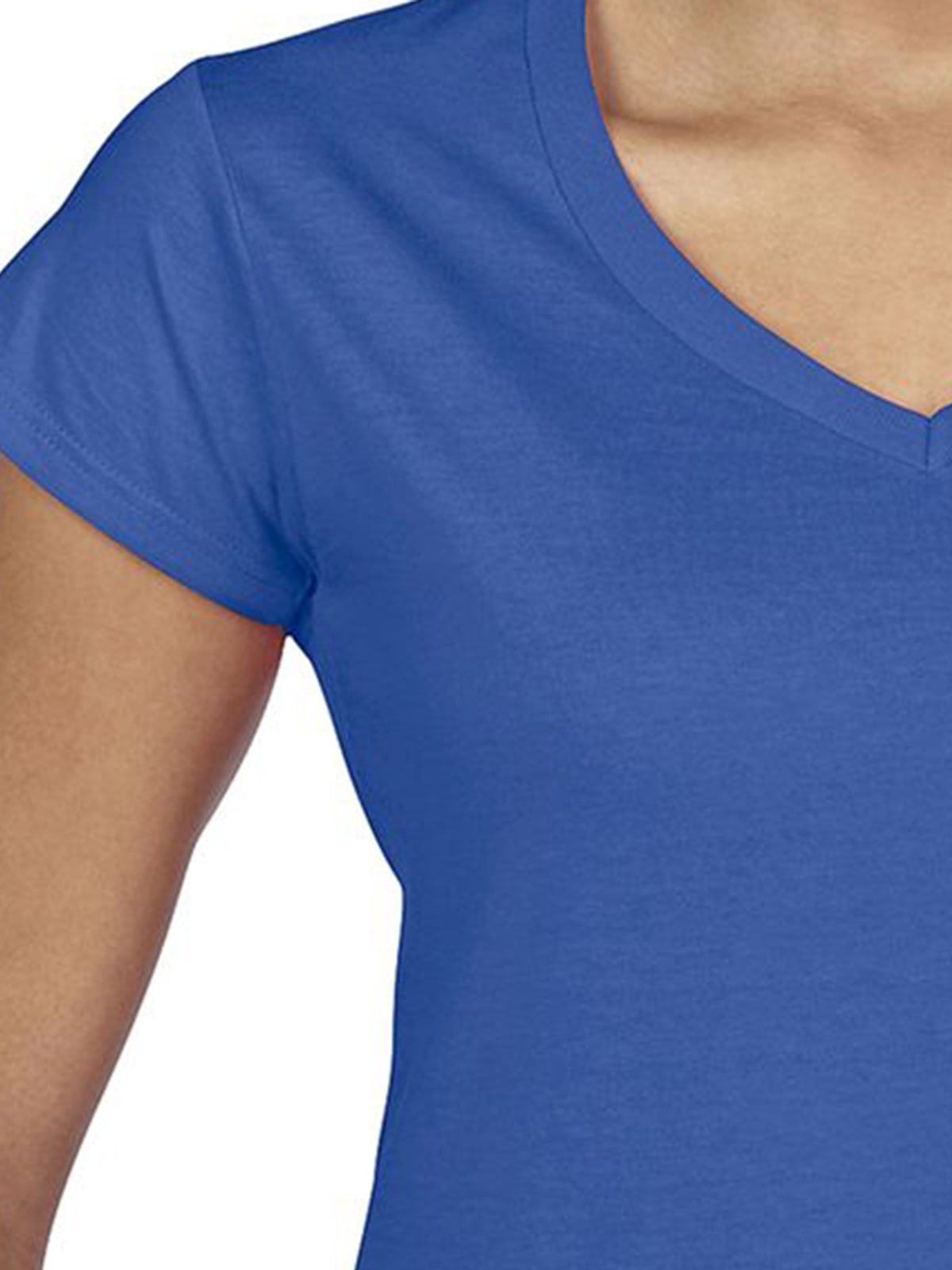 Ladies Softstyle V-Neck T-Shirt Gildan 64V00L Royal