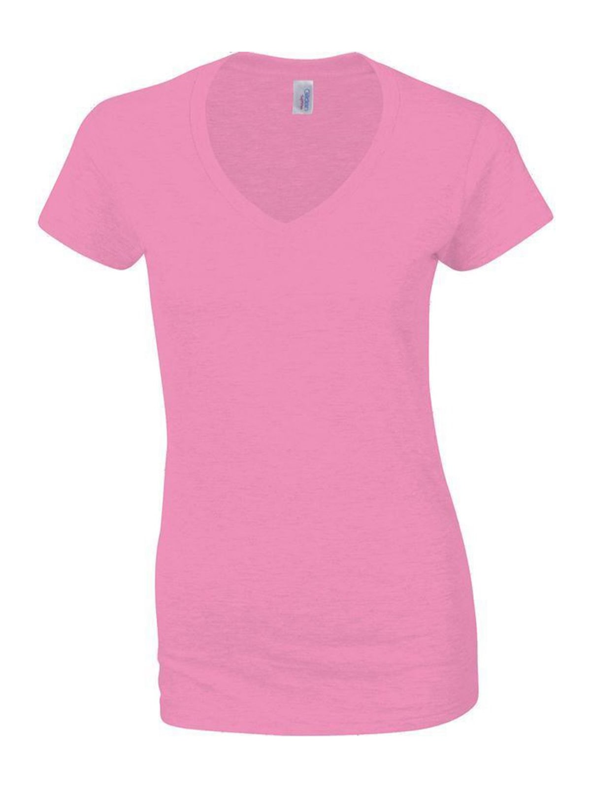 Γυναικείο T-Shirt με V-Neck 64V00L Gildan Softstyle Azalea