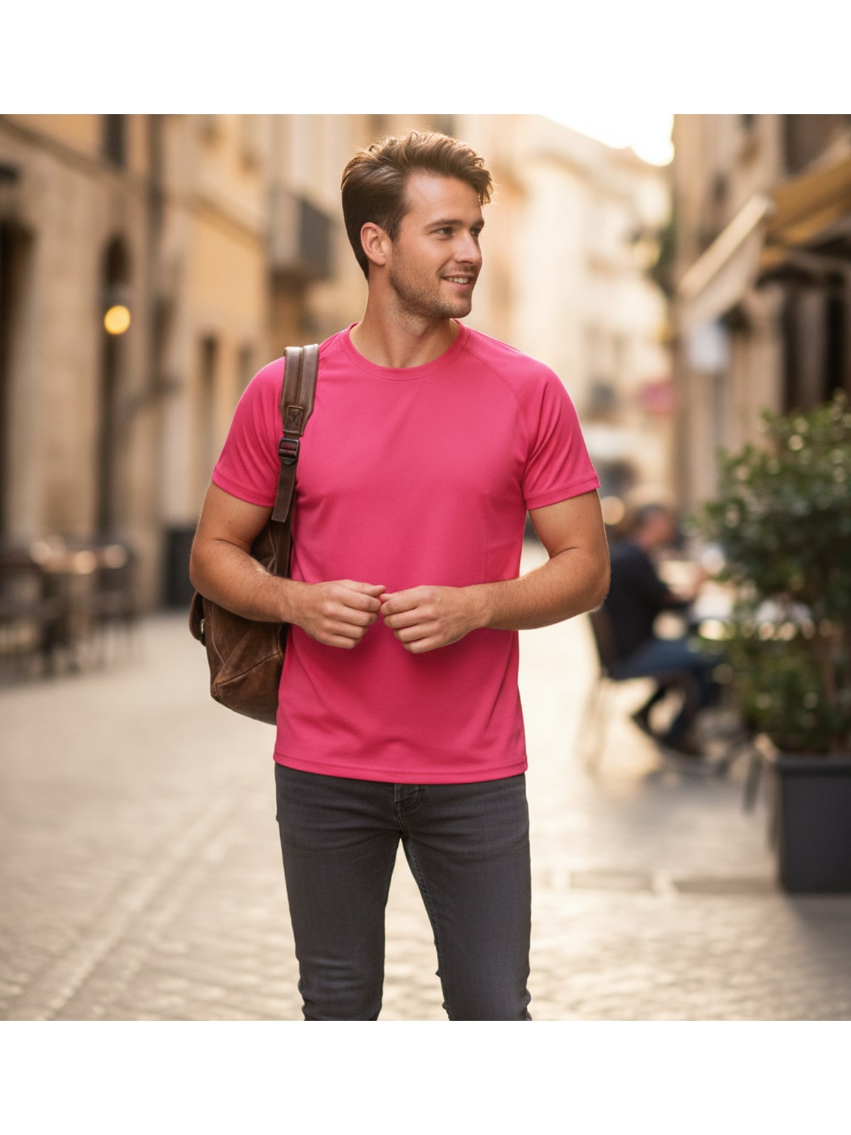 Unisex Μπλουζάκι S287X Result Aircool Fluorescent Pink