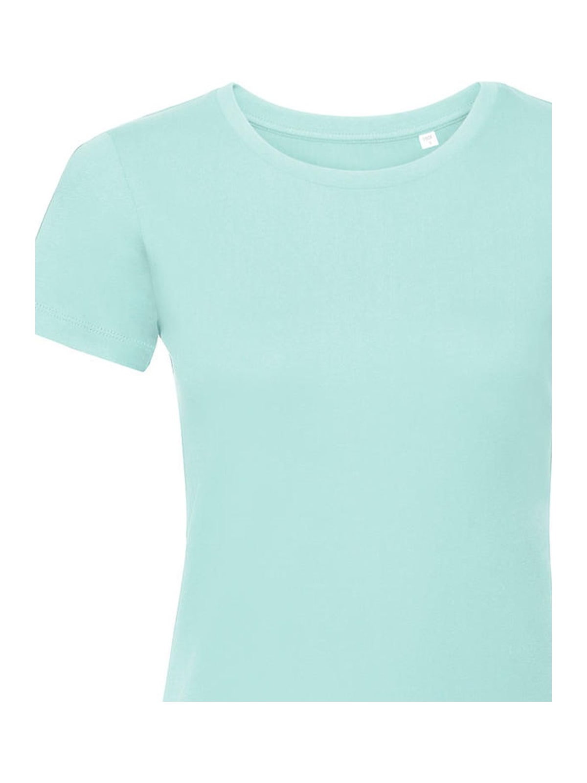 Γυναικείο T-Shirt R-108F-0 Russell Organic White Aqua