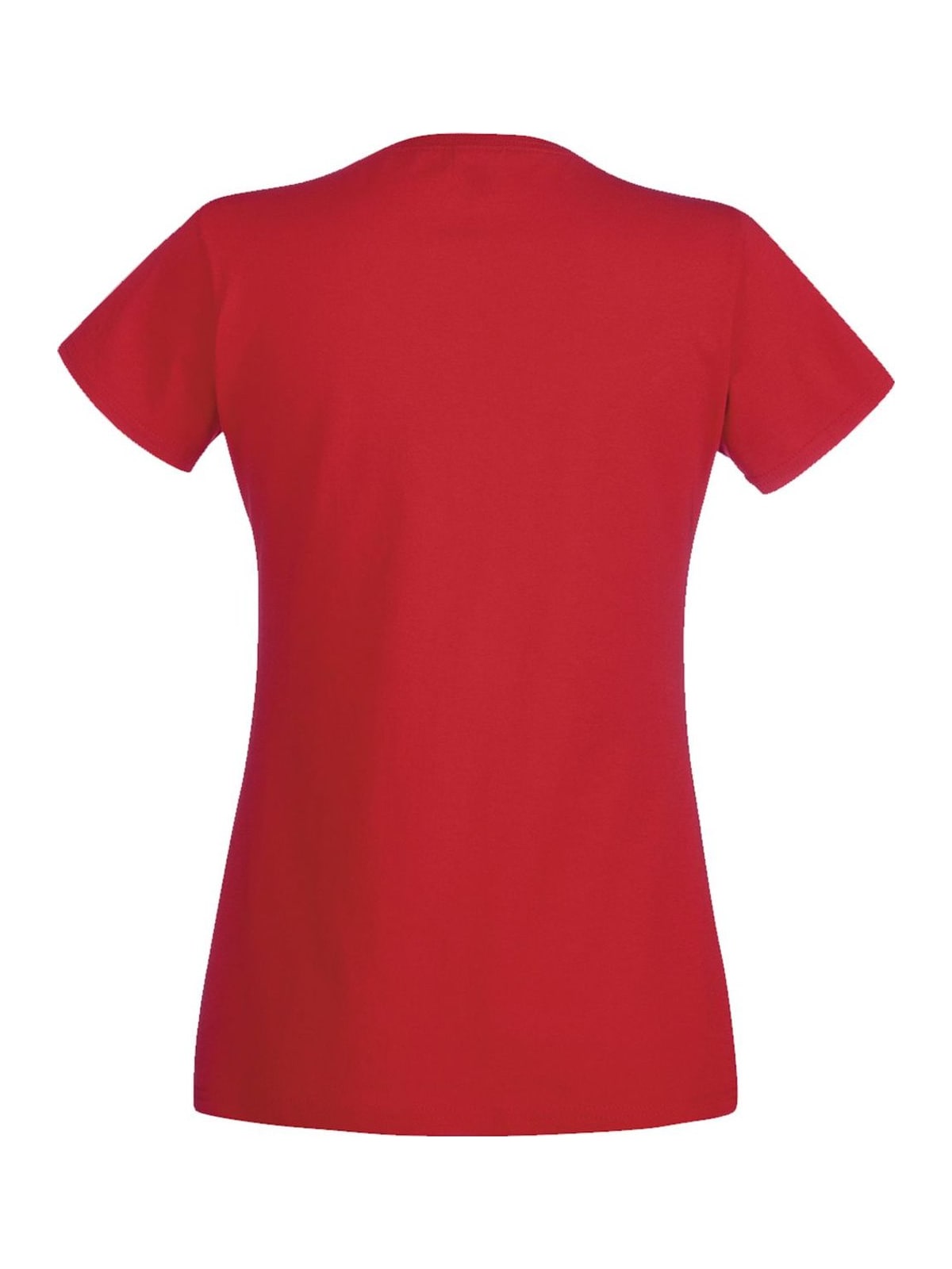 Γυναικείο T-Shirt 61-420-0 Fruit of the Loom Red