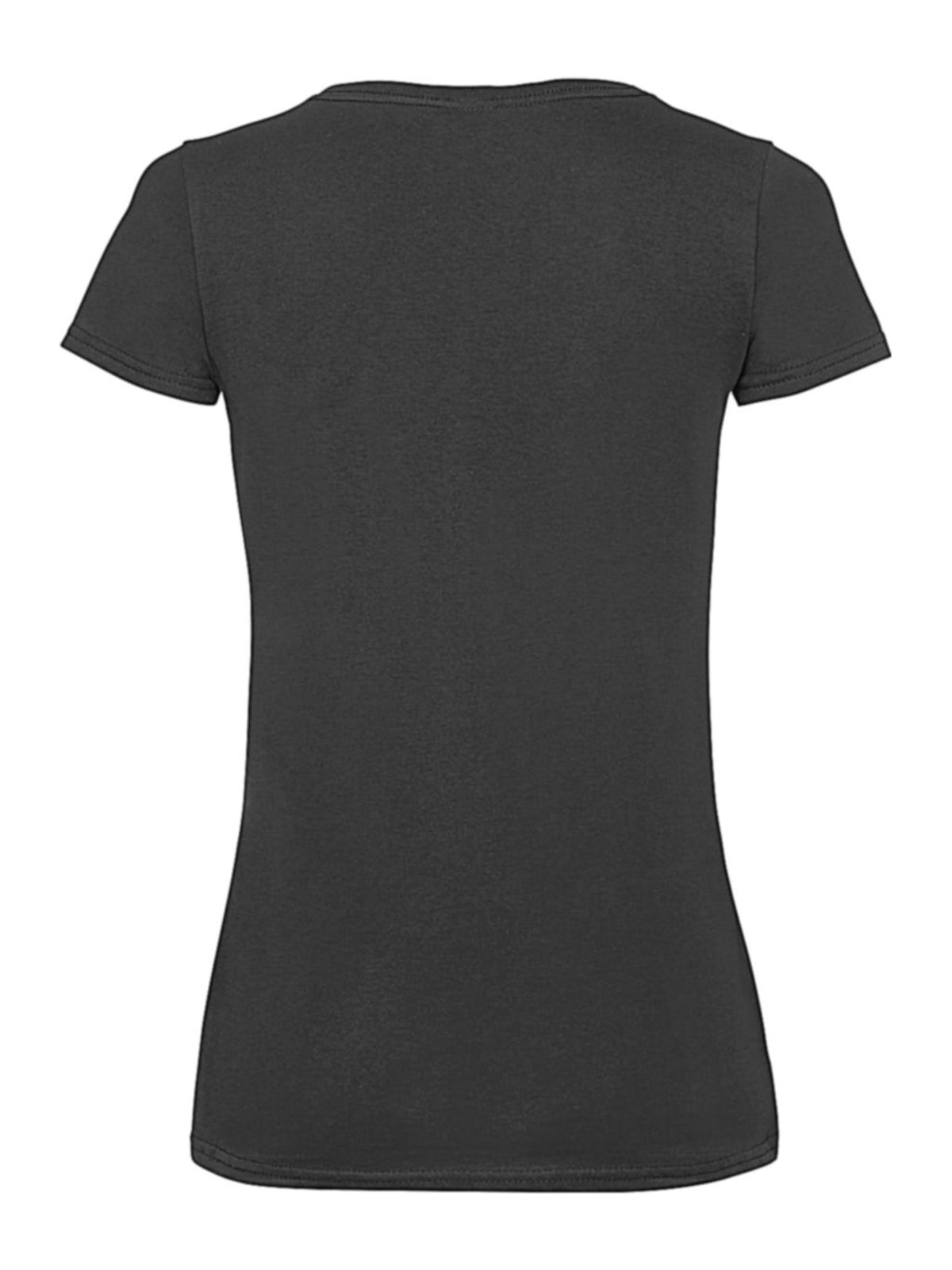 Γυναικείο T-shirt V-Neck 61-398-0 Fruit of the Loom Black
