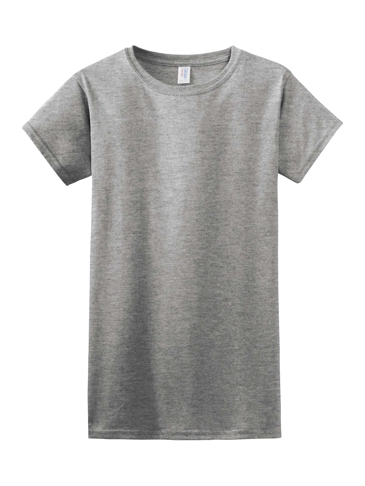 Γυναικείο T-Shirt 64000L Gildan Fitted Ring Spun Sport Grey