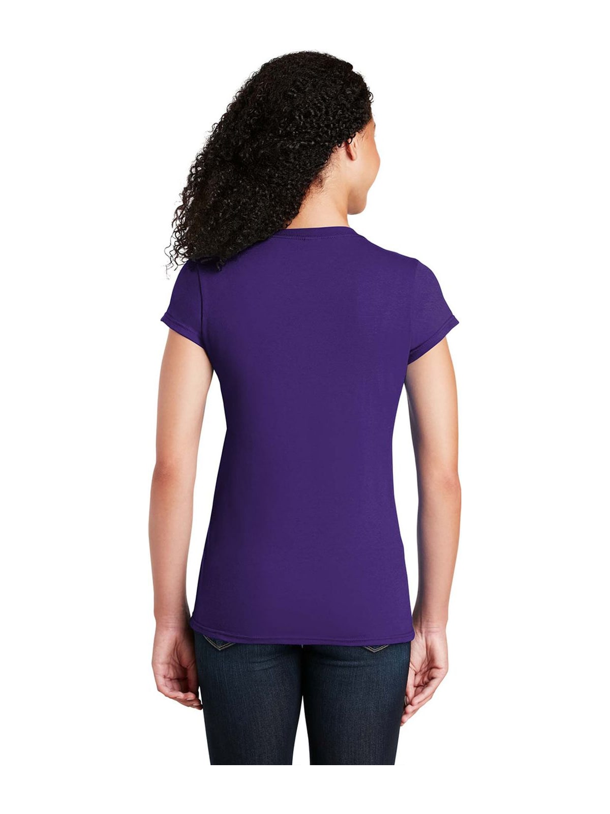 Γυναικείο T-Shirt 64000L Gildan Fitted Ring Spun Purple