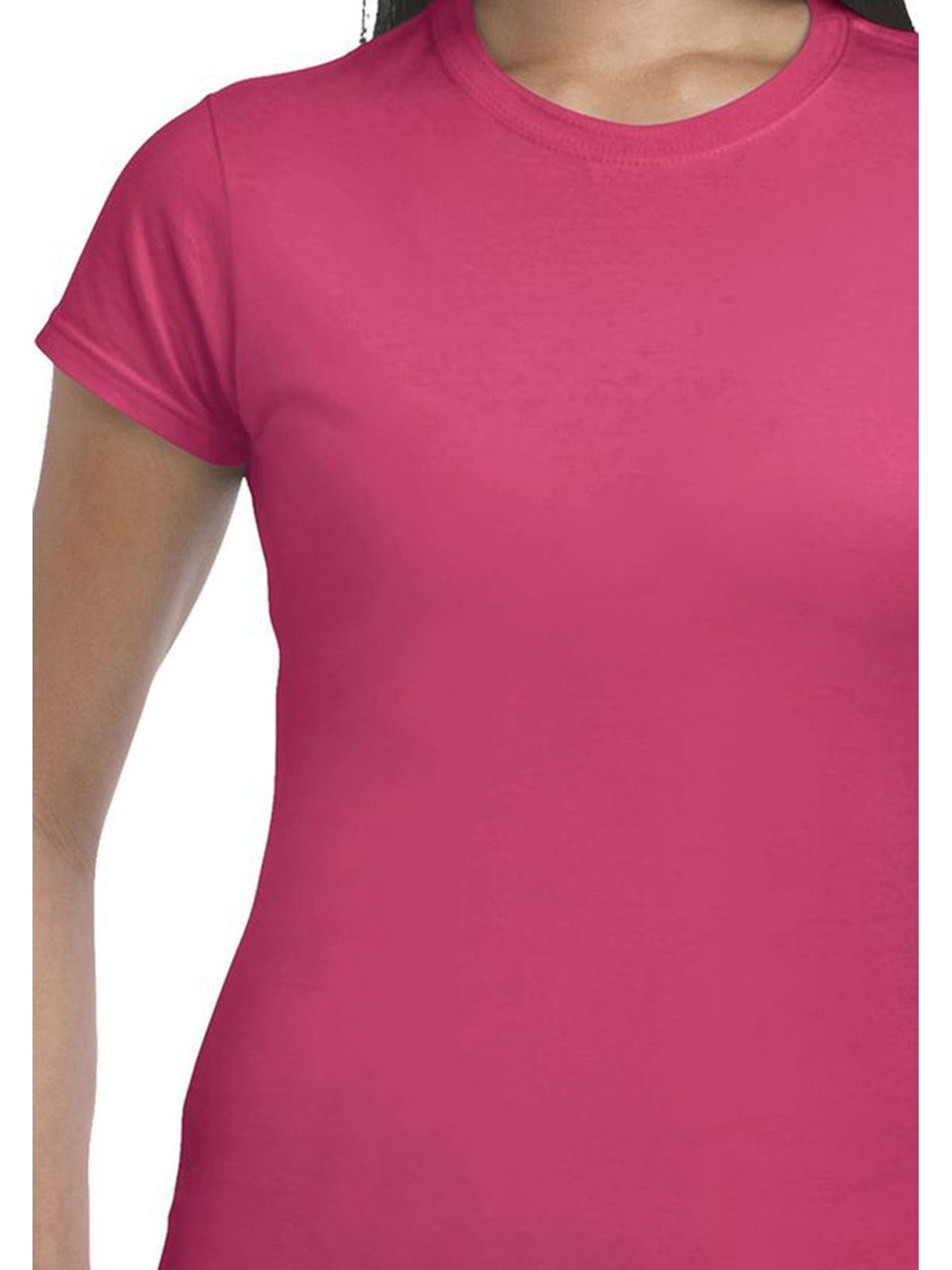 Γυναικείο T-Shirt 64000L Gildan Fitted Ring Spun Heliconia