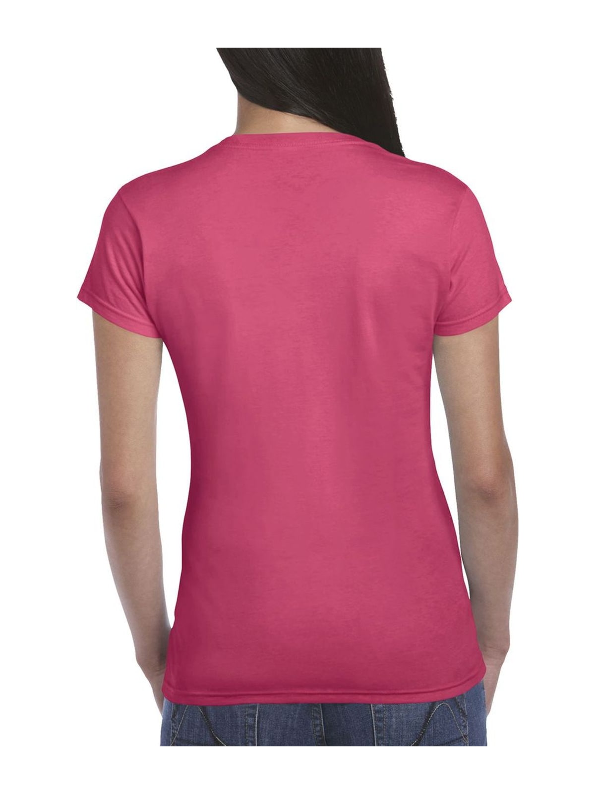 Γυναικείο T-Shirt 64000L Gildan Fitted Ring Spun Heliconia