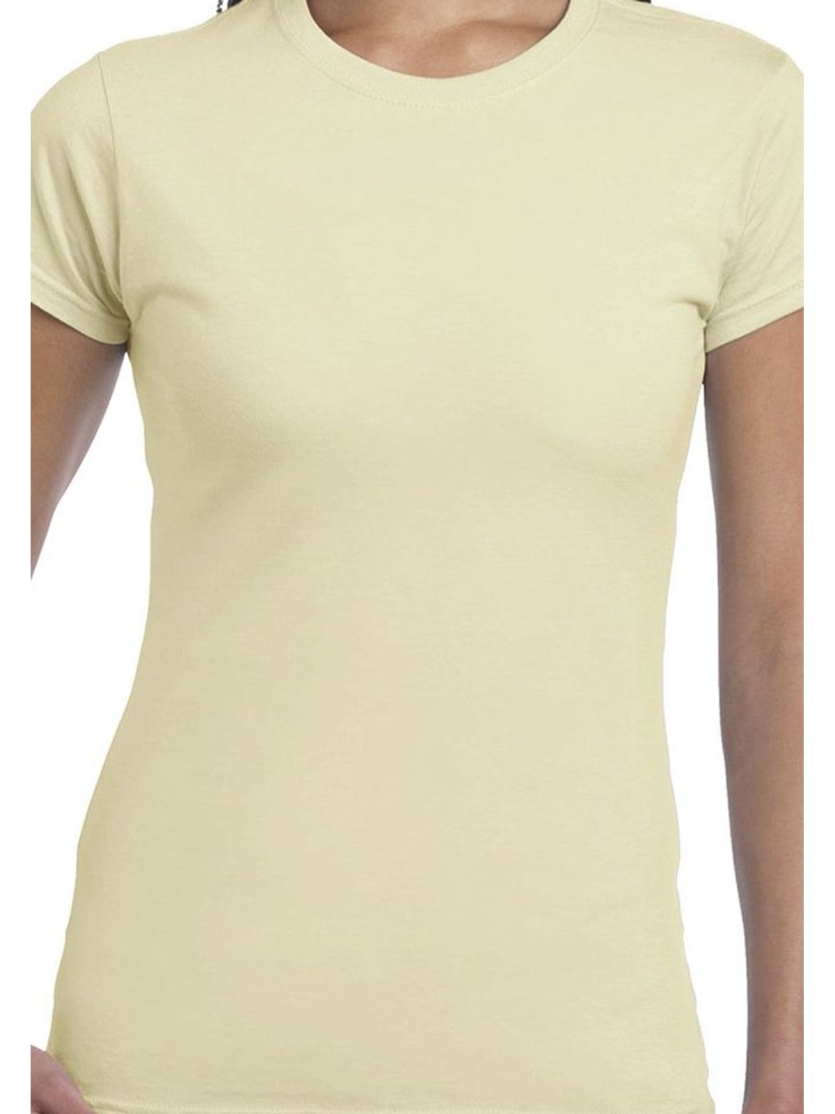 Γυναικείο T-Shirt 64000L Gildan Fitted Ring Spun Sand