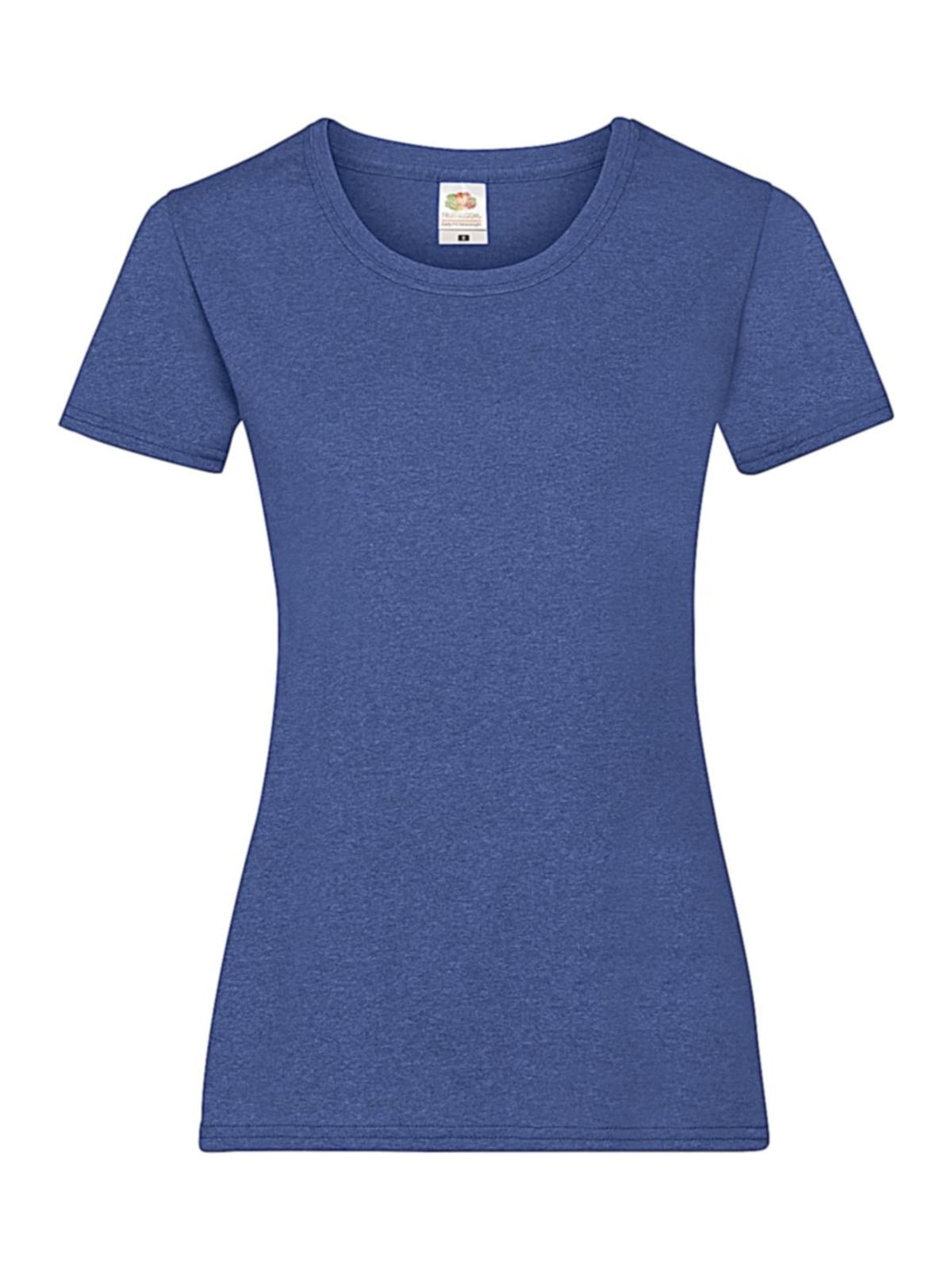 Γυναικείο T-Shirt Lady-Fit Valueweight 61-372-0 Fruit of the Loom Retro Heather Royal