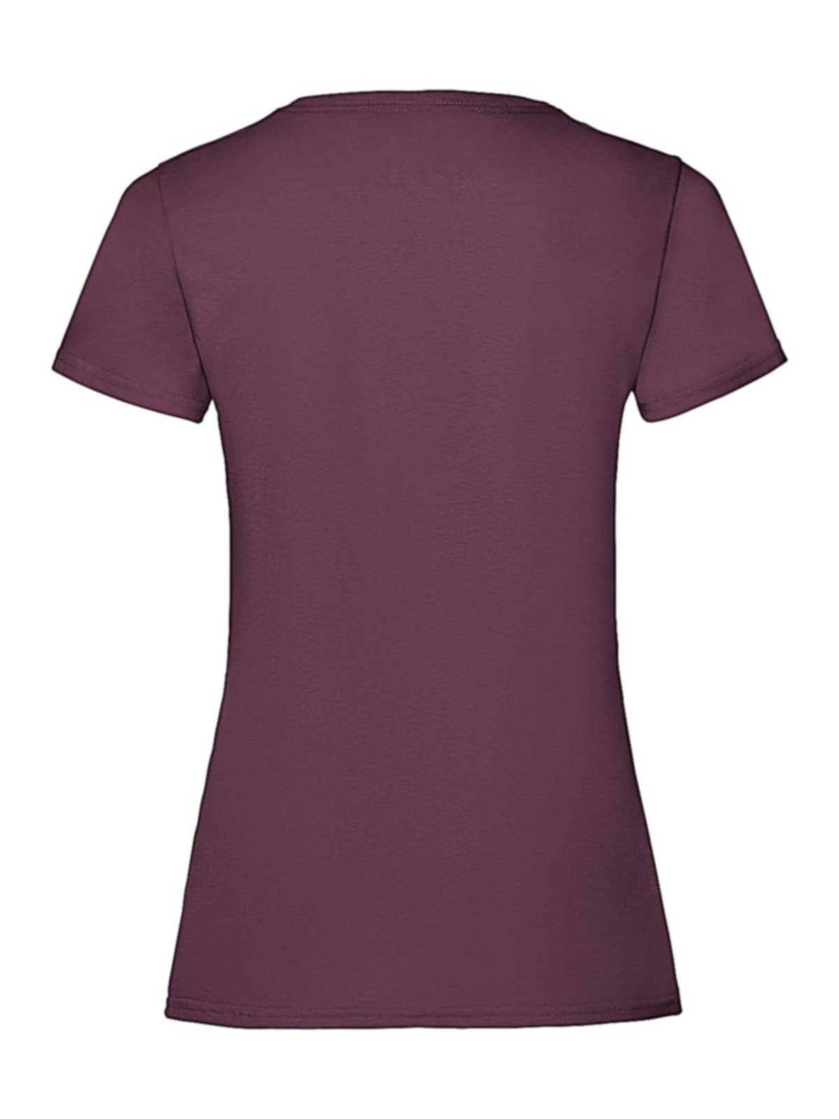 Γυναικείο T-Shirt Lady-Fit Valueweight 61-372-0 Fruit of the Loom Burgundy