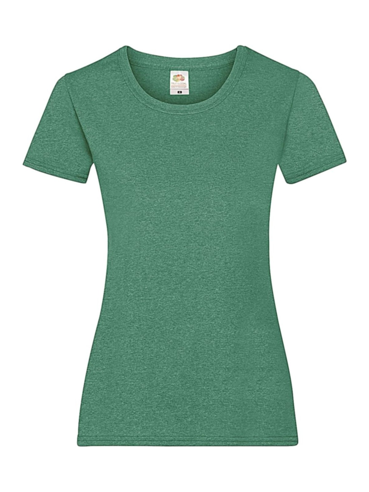 Γυναικείο T-Shirt Lady-Fit Valueweight 61-372-0 Fruit of the Loom Retro Heather Green