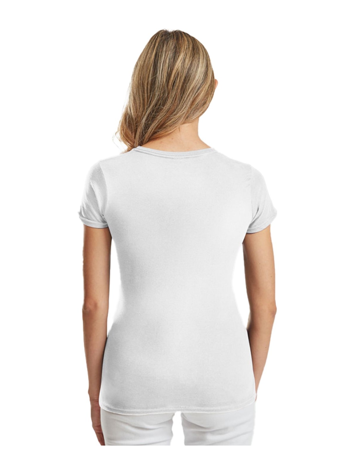 Γυναικείο T-Shirt 61-444-0 Fruit of the Loom White